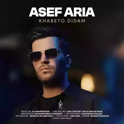 دانلود آهنگ خوابتو دیدم از خواننده آصف آریا