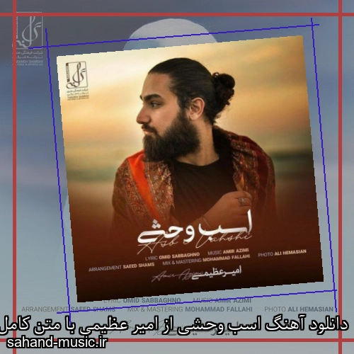دانلود آهنگ اسب وحشی از امیر عظیمی با متن کامل