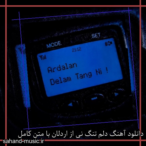 دانلود آهنگ زیبا و دلنشین اردلان  دلم تنگ نی  از سهند موزیک با دانلود رایگان