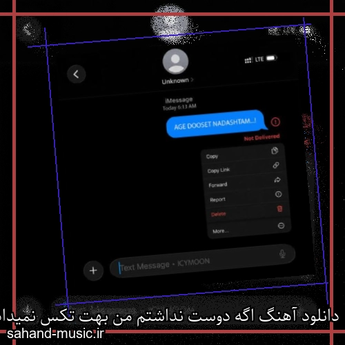 دانلود آهنگ اگه دوست نداشتم من بهت تکس نمیدادم