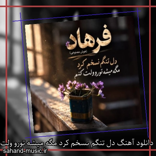 دانلود آهنگ دل تنگم نسخم کرد مگه میشه تورو ولت کنم فرهاد