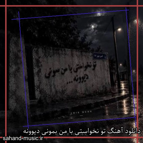 دانلود آهنگ تو نخواستی با من بمونی دیوونه