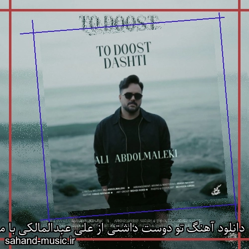 دانلود آهنگ زیبا و دلنشین علی عبدالمالکی تو دوست داشتی از سهند موزیک با دانلود رایگان
